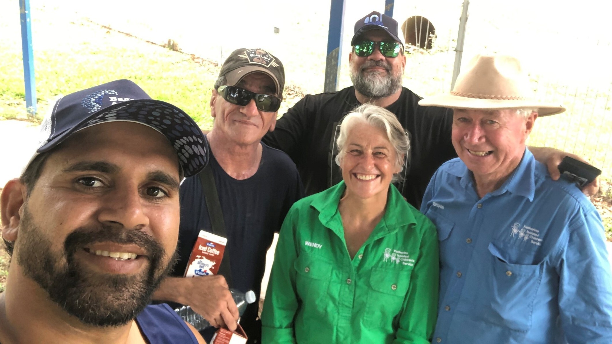 Wendy and Brian Green at Barunga Community