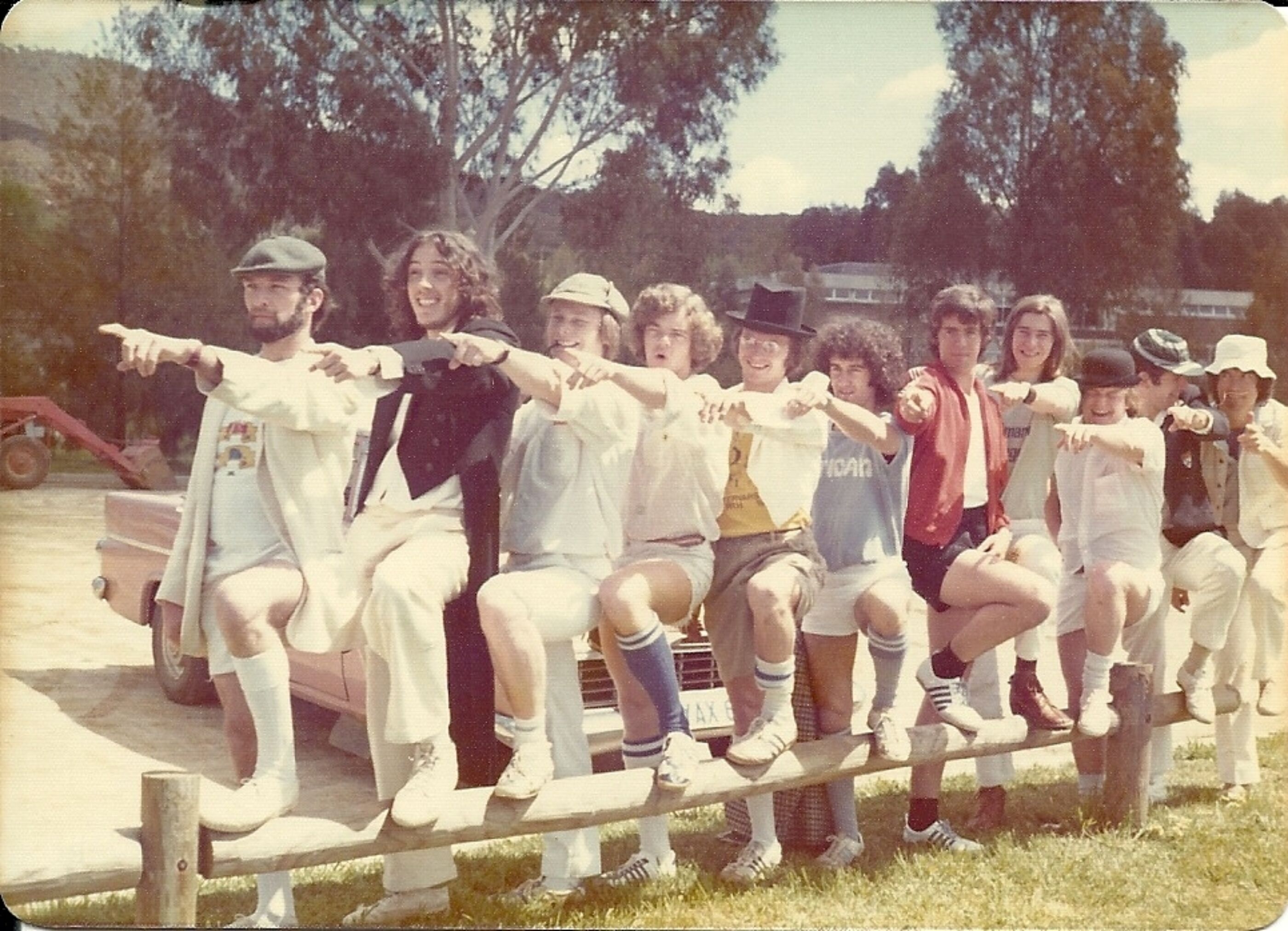 Early 1970s Robin Brown Pointing group