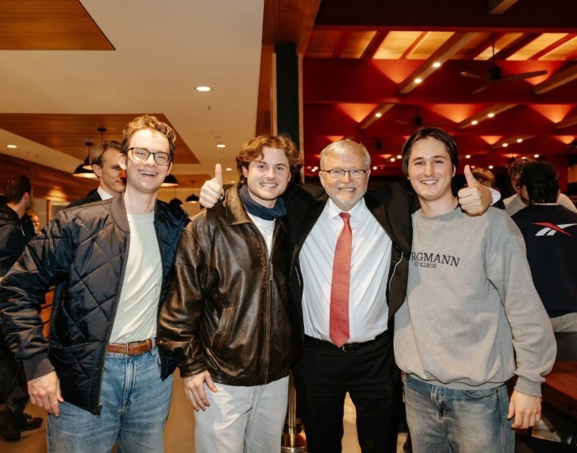 Kevin Ruhland Former PM Kevin Rudd AC welcomed back to Burgmann | Burgmann College