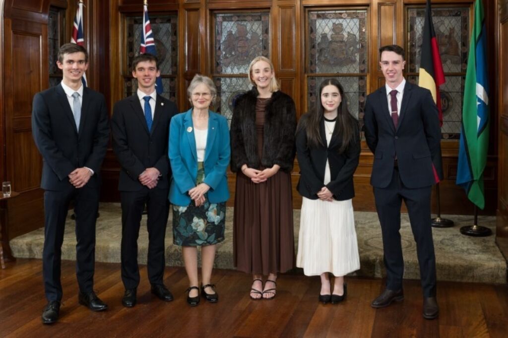 2025 CAS Hawker Scholarship presentation all scholars Frances Adamson Custom
