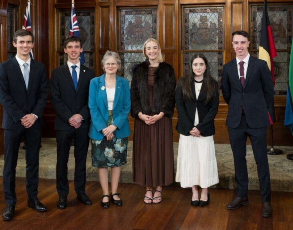 2025 CAS Hawker Scholarship presentation all scholars Frances Adamson website