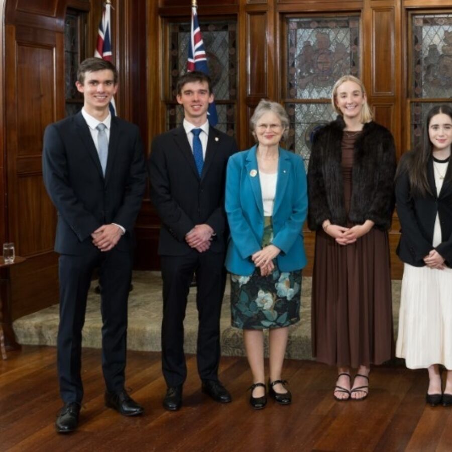 2025 CAS Hawker Scholarship presentation all scholars Frances Adamson Custom