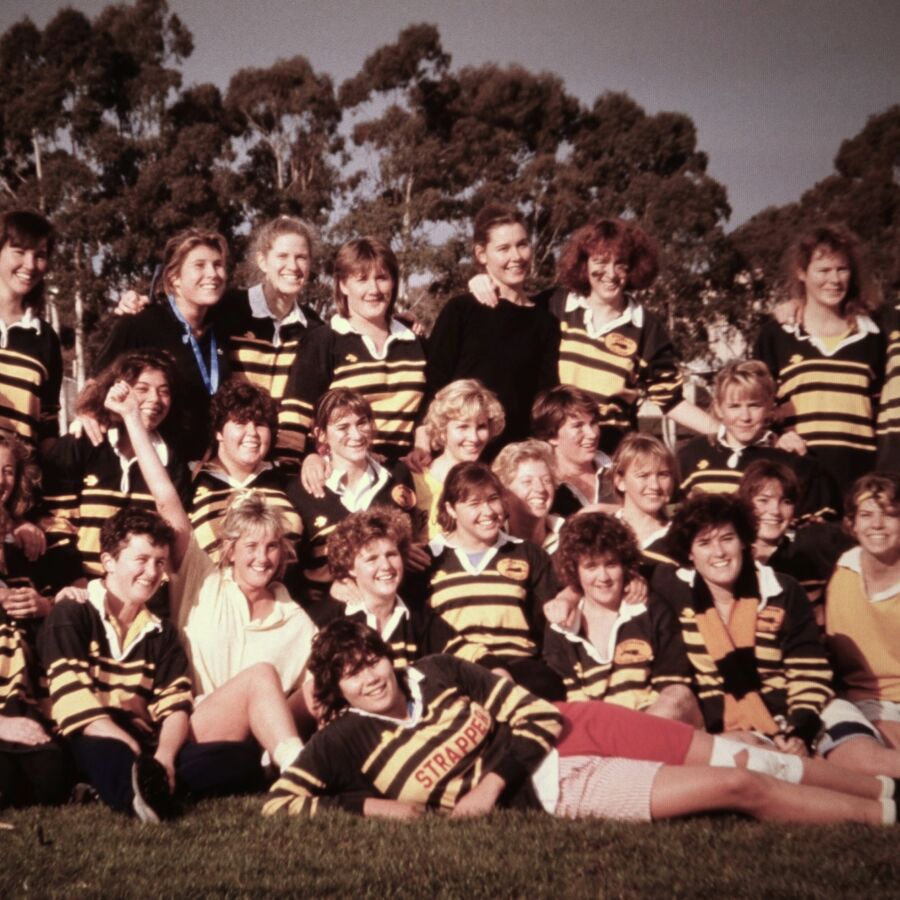 Winners Burg vs Bruce girls 13 6 1988