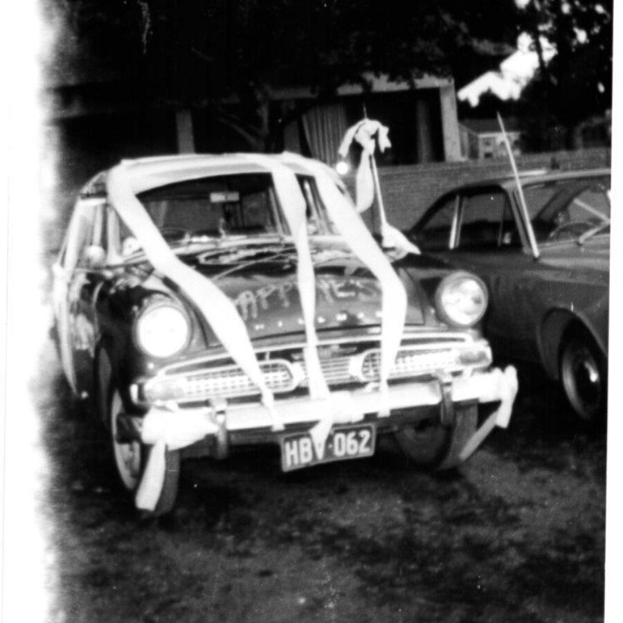 Edna Dundas Photo 8 The Hillman decked out as getaway vehicle