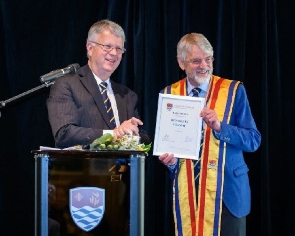 Honorary fellowship conferral robin brown