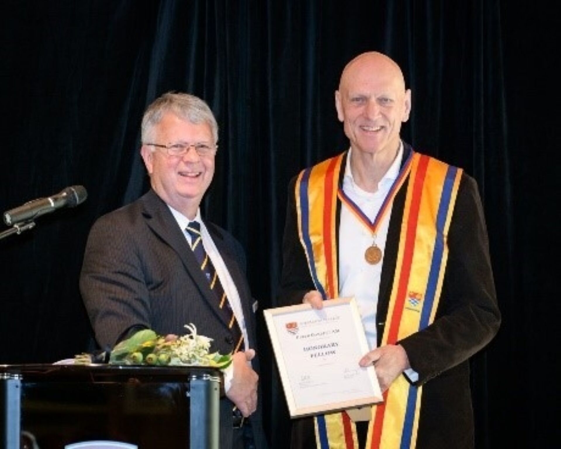 Honorary fellowship conferral peter garrett